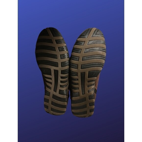 SKECHERS  100% Suede Athletic Sport Shoe Fashion Sneakers, BROWN, Size 9M, EUC - Picture 9 of 9